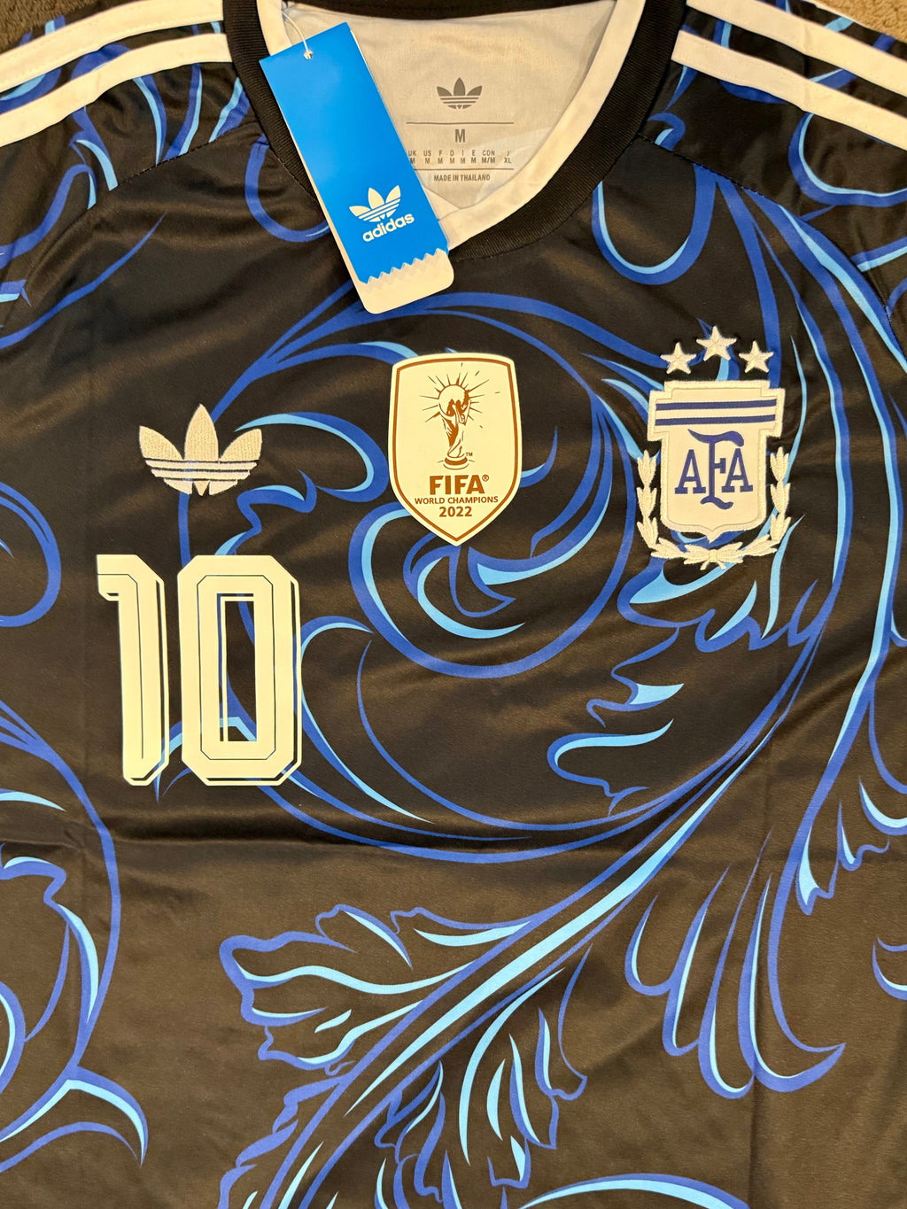 Messi Argentina Away Jersey — Fans Edition